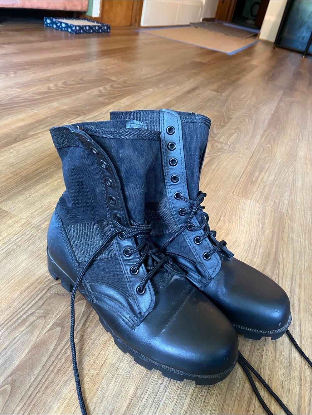 Rothco tactical boot with canvas upper